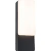 LED-ulkoseinävalaisin Paulmann Bonnie, IP44, 3000K, antrasiitti