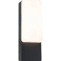 LED-ulkoseinävalaisin Paulmann Bonnie, IP44, 3000K, antrasiitti