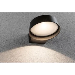 LED-ulkoseinävalaisin Paulmann Capea Grand, IP44, 3000K, antrasiitti