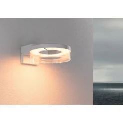 LED-ulkoseinävalaisin Paulmann Capera Smart Home 231mm Zigbee 3.0 Capera 12.5W 800lm hämäräohjattu liiketunnistin IR valkoinen