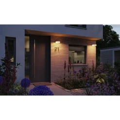 LED-ulkoseinävalaisin Paulmann Capera Smart Home 231mm Zigbee 3.0 Capera 12.5W 800lm hämäräohjattu liiketunnistin IR valkoinen