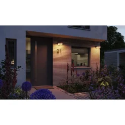 LED-ulkoseinävalaisin Paulmann Capera Smart Home 231mm Zigbee 3.0 Capera 12.5W 800lm hämäräohjattu liiketunnistin IR valkoinen