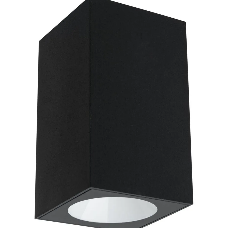 LED-ulkoseinävalaisin Paulmann Flame, IP44, 2200K, antrasiitti