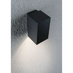 LED-ulkoseinävalaisin Paulmann Flame, IP44, 58x75mm, 3000K, 3.8W, 320lm, antrasiitti