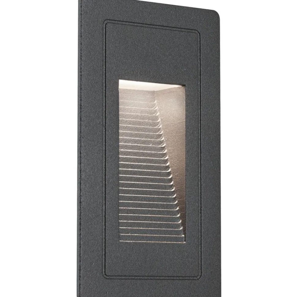 LED-ulkoseinävalaisin Paulmann High, IP44, 103x58mm, 3000K, 4W, 30lm, musta
