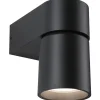 LED-ulkoseinävalaisin Paulmann Kimu, IP44, 80mm, 3000K, antrasiitti
