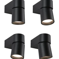 LED-ulkoseinävalaisin Paulmann Kimu, IP44, 80mm, 3000K, antrasiitti