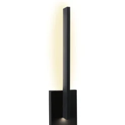 LED-ulkoseinävalaisin Paulmann Levka, IP44, 3000K, antrasiitti