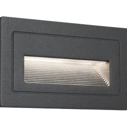 LED-ulkoseinävalaisin Paulmann Long, IP44, 103x58mm, 3000K, 4W, 30lm, musta