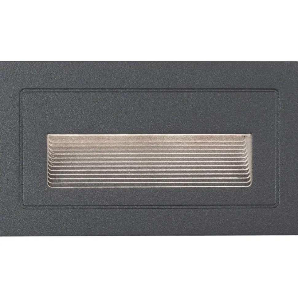LED-ulkoseinävalaisin Paulmann Long, IP44, 103x58mm, 3000K, 4W, 30lm, musta
