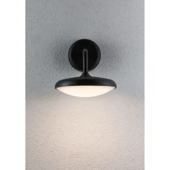 LED-ulkoseinävalaisin Paulmann Nostro, IP44, 18x25cm, 3000K, korroosionkestävä, antrasiitti