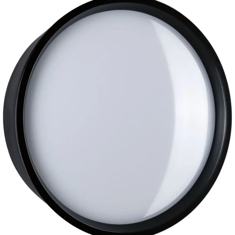 LED-ulkoseinävalaisin Paulmann Platomo, IP44, 18cm, 3000K, korroosionkestävä, valkoinen