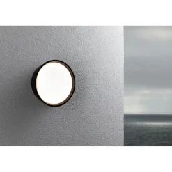 LED-ulkoseinävalaisin Paulmann Platomo, IP44, 18cm, 3000K, korroosionkestävä, valkoinen