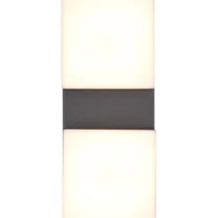 LED-ulkoseinävalaisin Trio Avon 2-osainen antrasiitti