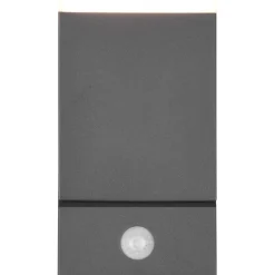 LED-ulkoseinävalaisin Trio Avon 1-osainen liiketunnistin antrasiitti