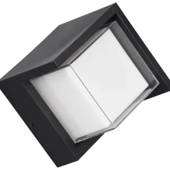 LED-ulkoseinävalaisin Trio Puno neliö mattamusta