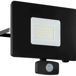 LED-ulkoseinävalaisin/-valonheitin Eglo Faedo 200x205 mm liiketunnistimella musta