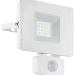 LED-ulkoseinävalaisin/-valonheitin Eglo Faedo 140x130 mm liiketunnistimella valkoinen