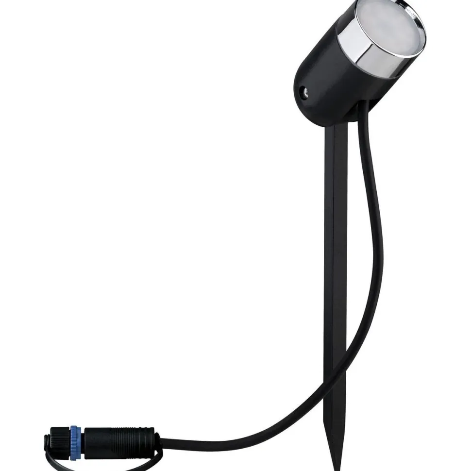 LED-Ulkospottivalaisin Paulmann Plug & Shine SpotPike RGBW antrasiitti