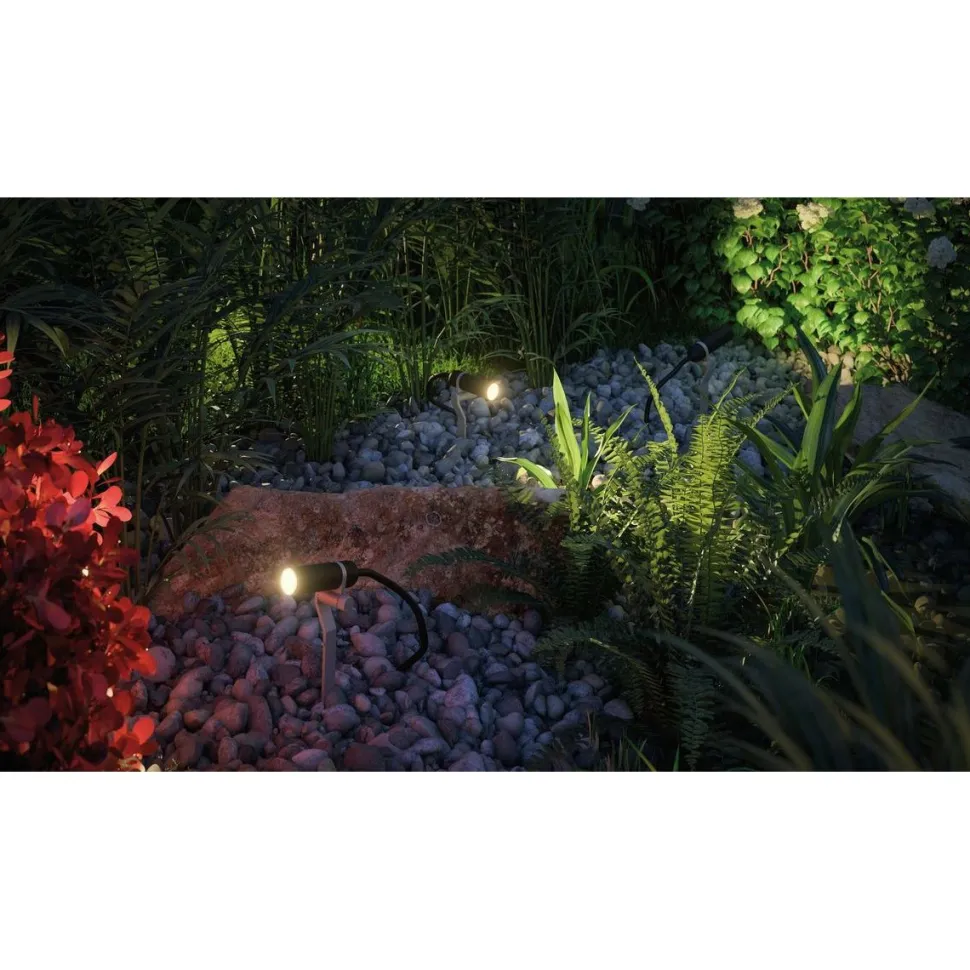 LED-Ulkospottivalaisin Paulmann Plug & Shine Plantini antrasiitti