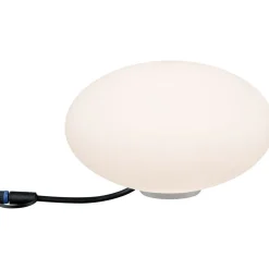 LED-ulkovalaisin Paulmann Plug & Shine Stone, IP67, 3000K, valkoinen