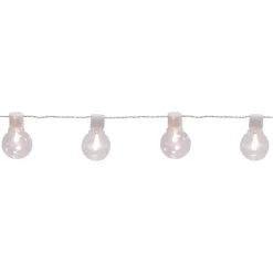 LED-ulkovalosarja Eglo Partaj, 16-osainen, musta/kirkas