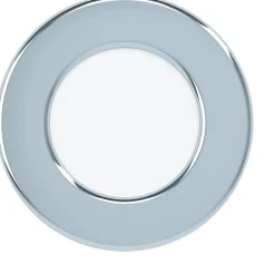 LED-Upotettava plafondi Eglo Fueva 5 Ø8,6cm 3000K kromi pyöreä vaihdettava LED
