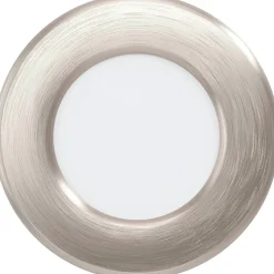 LED-Upotettava plafondi Eglo Fueva 5 4000K harjattu teräs pyöreä eri kokoja