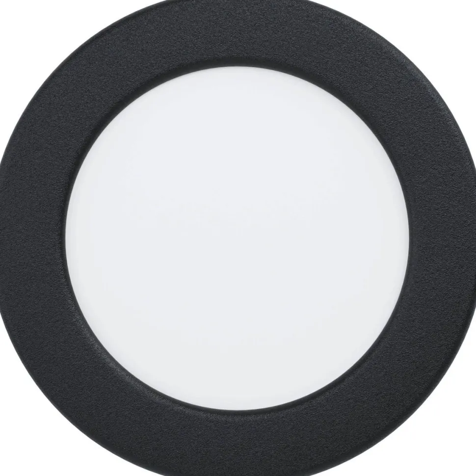 LED-Upotettava plafondi Eglo Fueva 5 4000K musta pyöreä eri kokoja