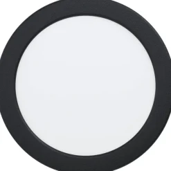 LED-Upotettava plafondi Eglo Fueva 5 4000K musta pyöreä eri kokoja
