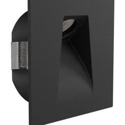 LED-Upotettava porrasvalaisin Eglo Mecinos 8x8cm musta