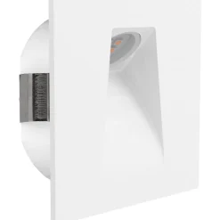 LED-Upotettava porrasvalaisin Eglo Mecinos 8x8cm valkoinen