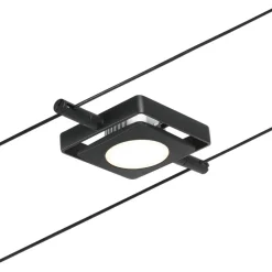 LED-Vaijerivalaisinsetti Paulmann Mac 5 valaisinta + muuntaja + vaijeri mattamusta