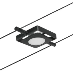 LED-Vaijerivalaisinsetti Paulmann Mac 5 valaisinta + muuntaja + vaijeri mattamusta