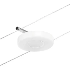 LED-Vaijerivalaisinsetti Paulmann Disc 5 valaisinta + muuntaja + vaijeri 3000K kromi