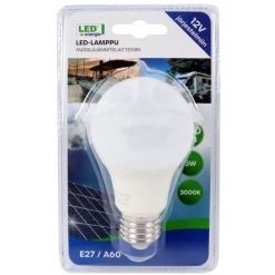LED-vakiokupulamppu LED Energie A60 E27 5 W 12 V 400 lm 3000 K