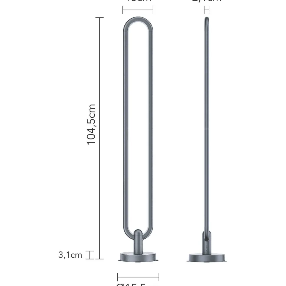 LED-valaisin RGB Emax Gaming ovaali USB