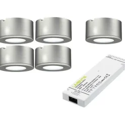 LED-valaisinsetti Limente LED-LETO, 5 kpl, 4000K, RST-look