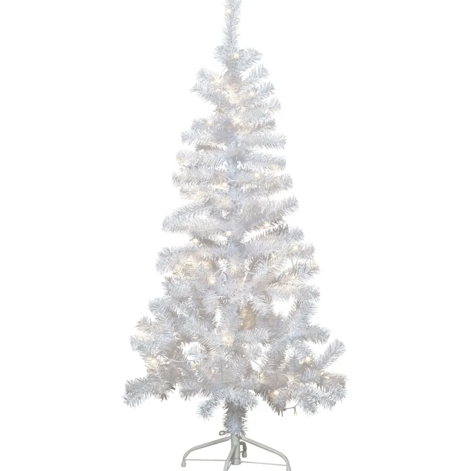 LED-valaistu joulukuusi Star Trading Alvik, 150cm, valkoinen
