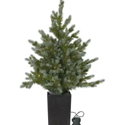 LED-valaistu joulukuusi Star Trading Greyland, 95cm, vihreä