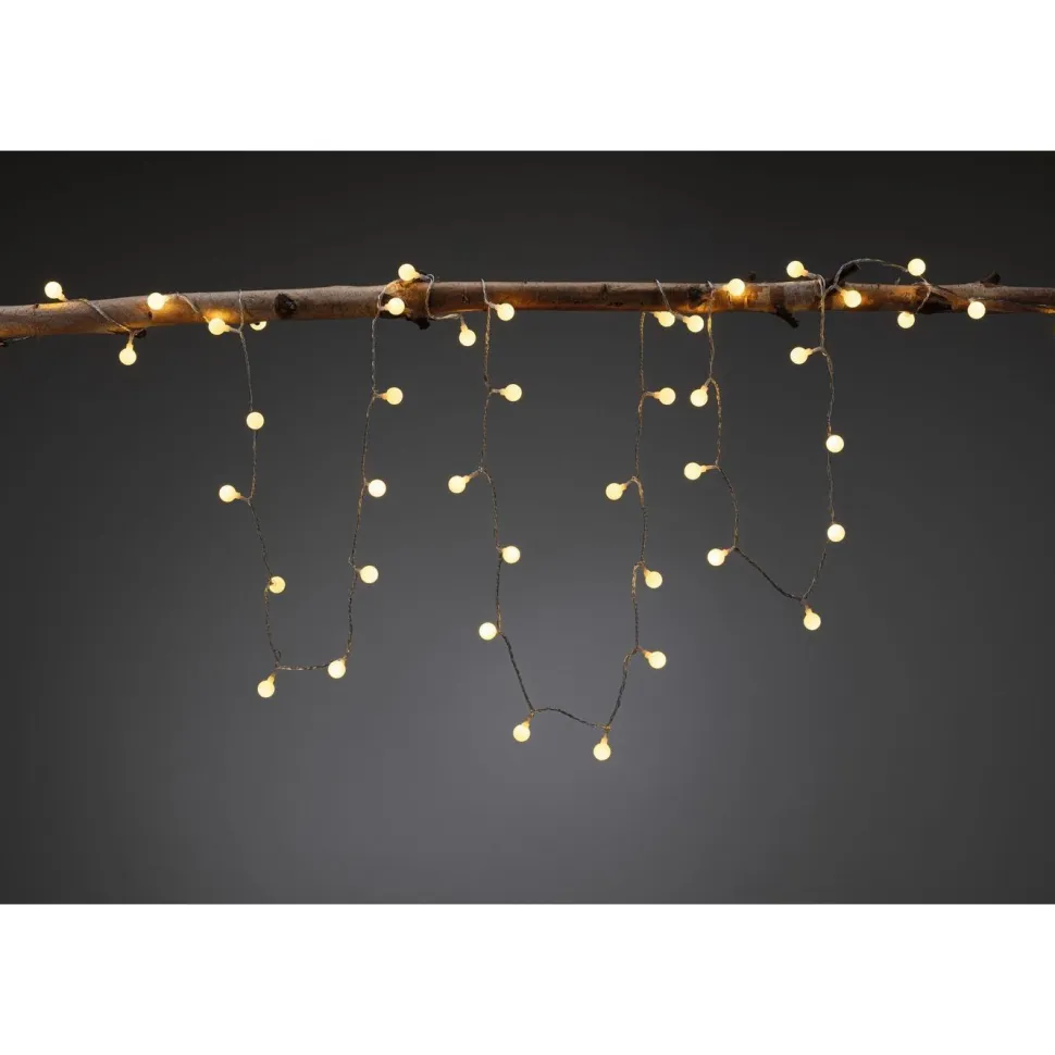 LED-valoketju Paulmann Plug & Shine Fairy lights, 5m, IP44, 3000K, musta