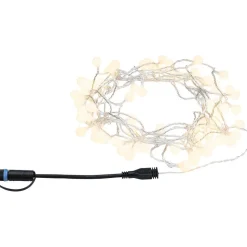LED-valoketju Paulmann Plug & Shine Fairy lights, 7.5m, IP44, 3000K, musta
