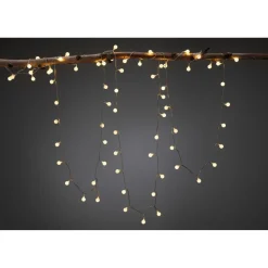 LED-valoketju Paulmann Plug & Shine Fairy lights, 7.5m, IP44, 3000K, musta