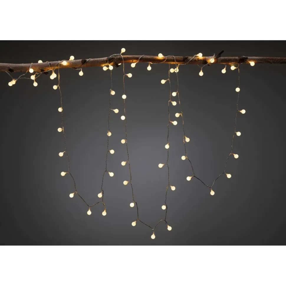 LED-valoketju Paulmann Plug & Shine Fairy lights, 7.5m, IP44, 3000K, musta