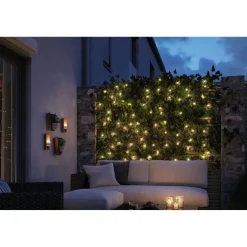 LED-valoketju Paulmann Plug & Shine Fairy lights, 7.5m, IP44, 3000K, musta