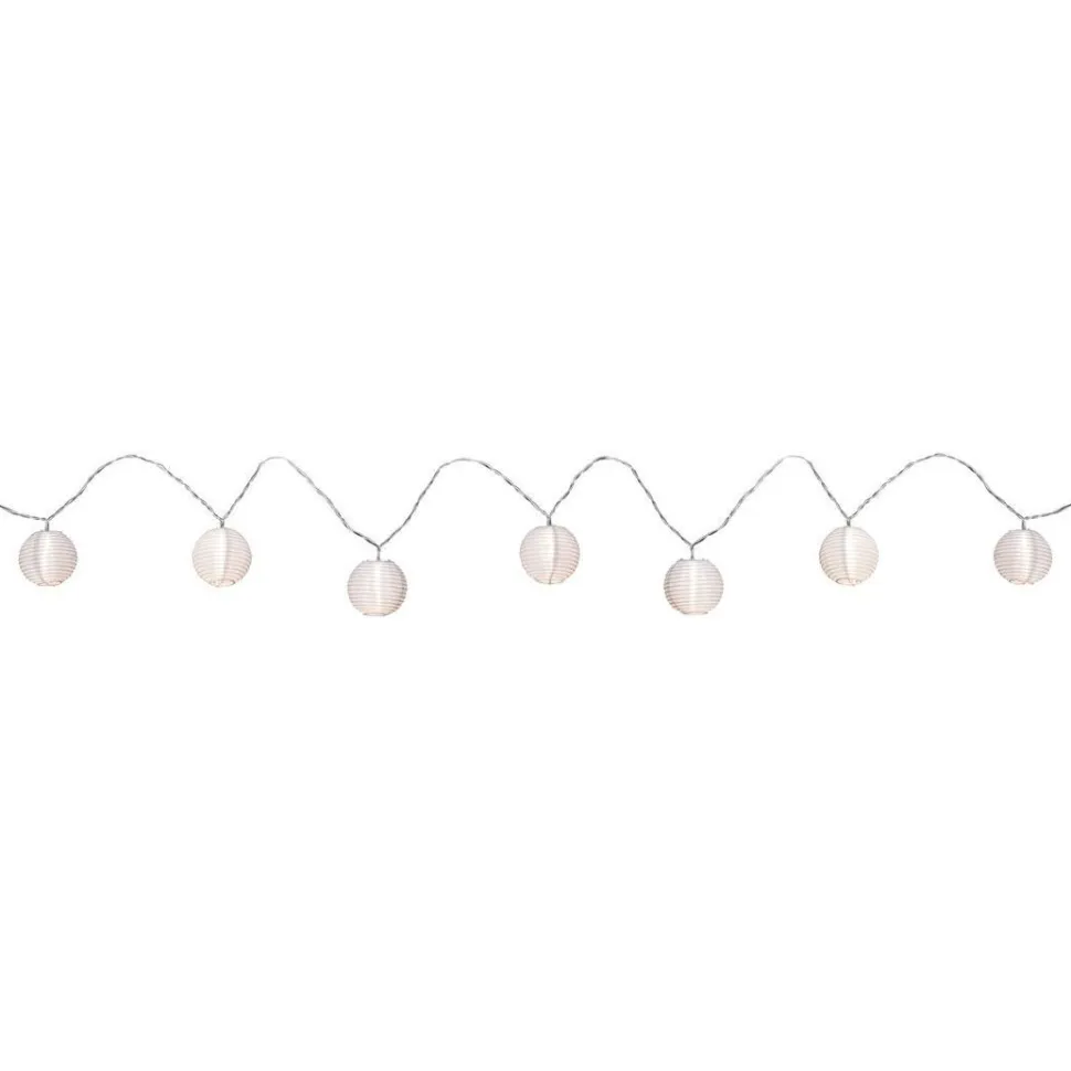 LED-valoketju Paulmann Fairy lights, IP44, 3.6m, 3000K, paristokäyttöinen, valkoinen