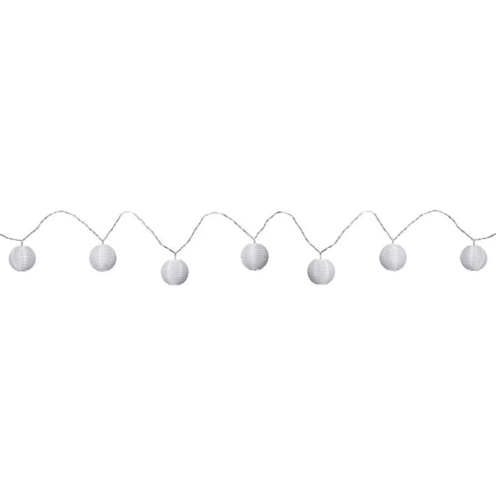 LED-valoketju Paulmann Fairy lights, IP44, 3.6m, 3000K, paristokäyttöinen, valkoinen