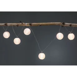 LED-valoketju Paulmann Fairy lights, IP44, 3.6m, 3000K, paristokäyttöinen, valkoinen