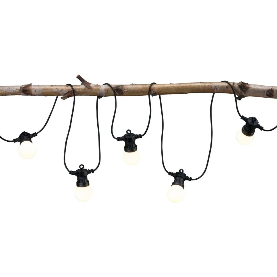 LED-valoketju Paulmann Plug & Shine Fairy lights, IP44, 3000K, valkoinen