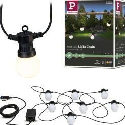 LED-valoketju Paulmann Plug & Shine Fairy lights, IP44, 3000K, valkoinen